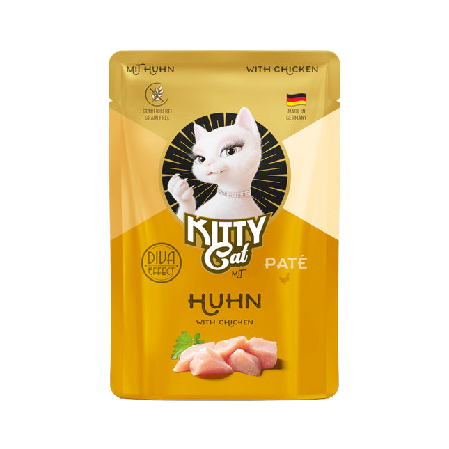 Kitty Cat Chicken Pâté - grain-free wet food for cats, with chicken, pâté