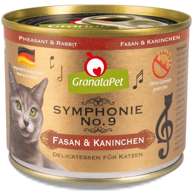 GranataPet Symphonie - high-meat cat food, pheasant and rabbit