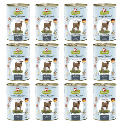 GranataPet Veal & Rabbit - grain-free wet food for dogs, veal and rabbit