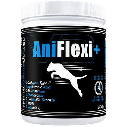 Game Dog AniFlexi+ - supplement supporting dog bones and joints, with type II collagen