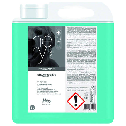 Hery Professional - strong cleansing shampoo for the first, essential wash of fur, concentrate 1:6