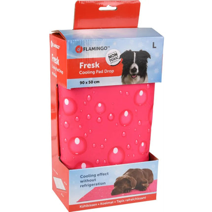 Flamingo Cooling Pad Drop - cooling mat for dogs and cats