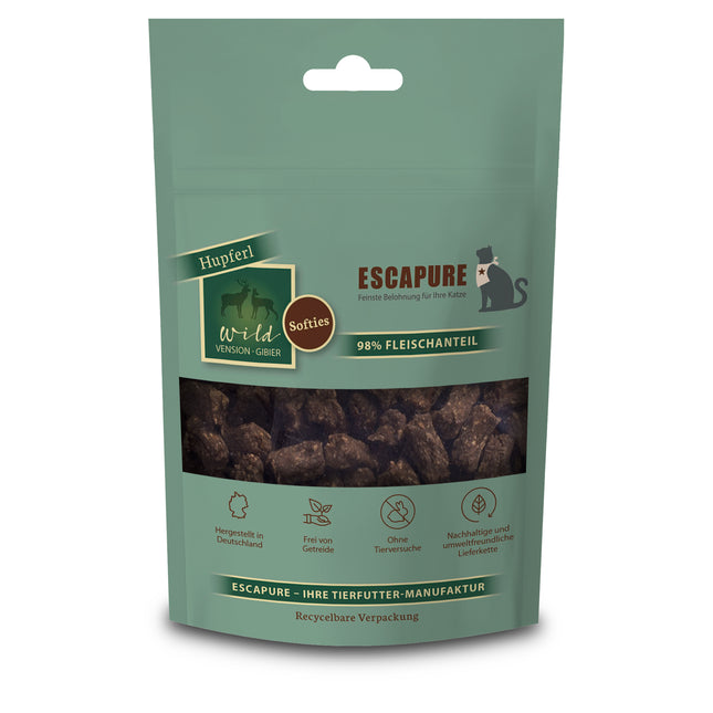 Escapure Hupferl Softies Wild - meat treats for cats, game meat - promotion due to expiration date: 10/24/2024