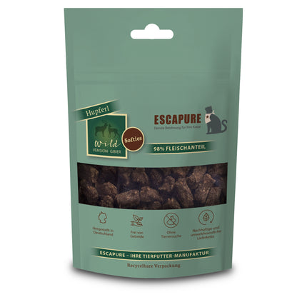 Escapure Hupferl Softies Wild - meat treats for cats, game meat - promotion due to expiration date: 10/24/2024