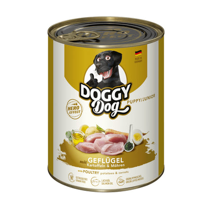 Doggy Dog Poultry Puppy/Junior - grain-free wet food for puppies, with poultry