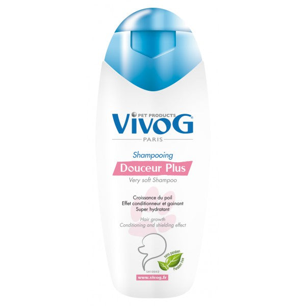 Vivog Douceur Plus Shampoo - moisturizing and regenerating shampoo for dogs