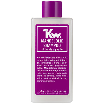 KW Almond Shampoo - moisturizing shampoo with almond oil for dogs and cats, concentrate 1:3