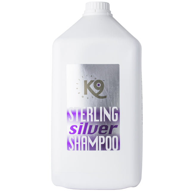 K9 Sterling Silver Shampoo - shampoo for white and silver fur, enhancing the color of dogs and cats, concentrate 1:10