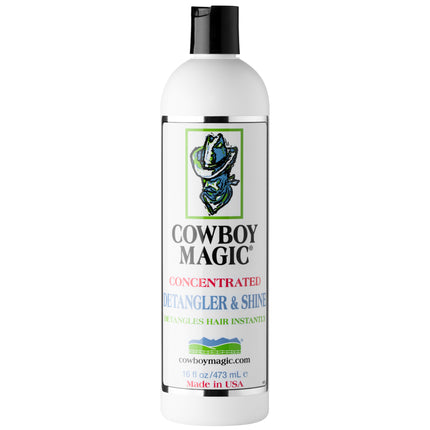 Cowboy Magic Detangler & Shine - a powerful detangling and shine product for the fur of dogs, cats, and horses.