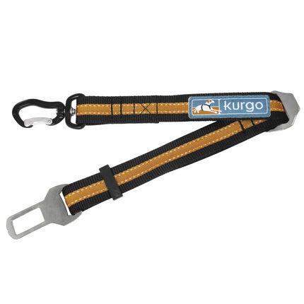 Kurgo Direct to Seatbelt Swivel Tether - adjustable car seat belt for dogs, swivel carabiner