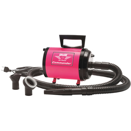 MetroVac Air Force Commander Pink - powerful and handy table dryer with adjustable airflow and metal housing