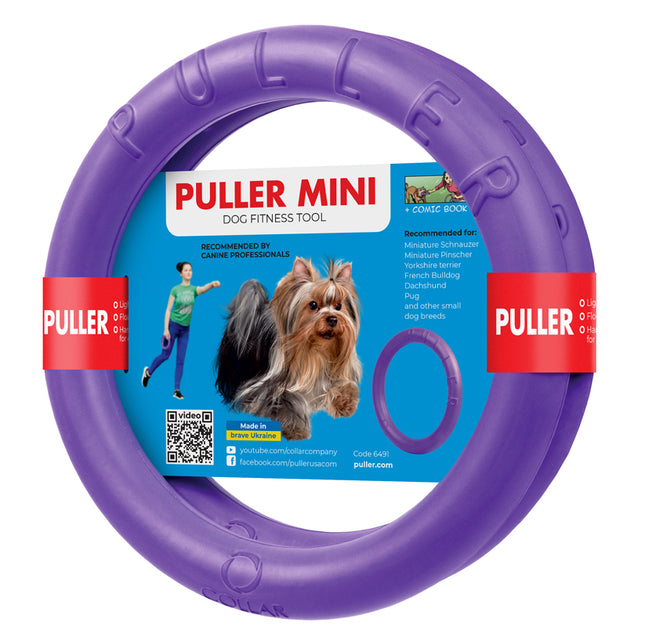 Puller Mini 18cm 2pcs - ring for small dogs, training toy