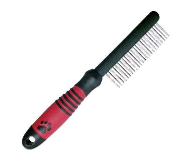 Ideal Dog plastic comb, with teeth