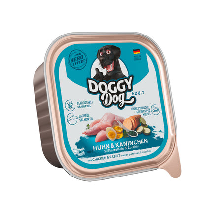 Doggy Dog Chicken & Rabbit - grain-free wet dog food with chicken and rabbit