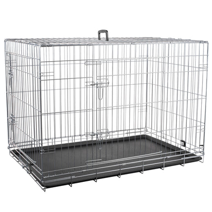 Flamingo Keo - metal dog cage, XL: