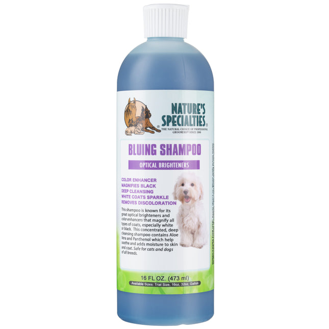 Nature's Specialties Bluing Shampoo - color-enhancing shampoo for dogs and cats, concentrate 1:16