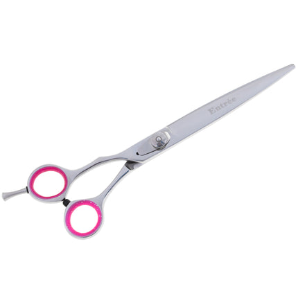 Geib Entree Left Straight Scissor - high-quality grooming scissors made from Japanese steel, straight left-handed.